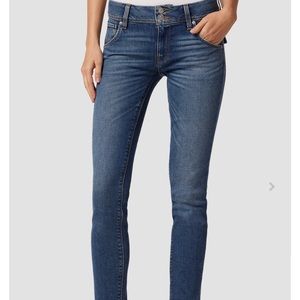 Hudson Collin Midrise Skinny Jeans - color TRX - size 25